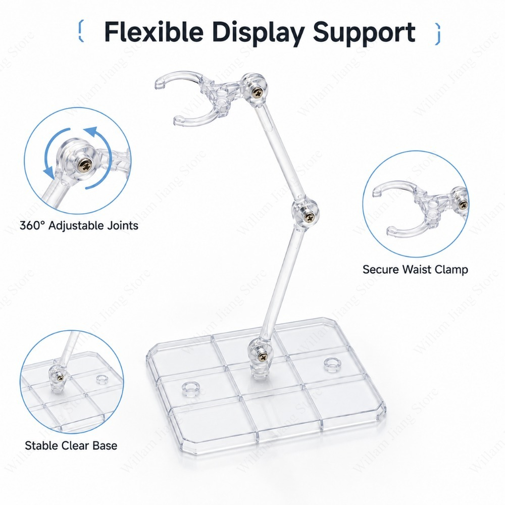 Action Figure Stand - 1/3/5/10PCS Clear Acrylic Action Figure Display