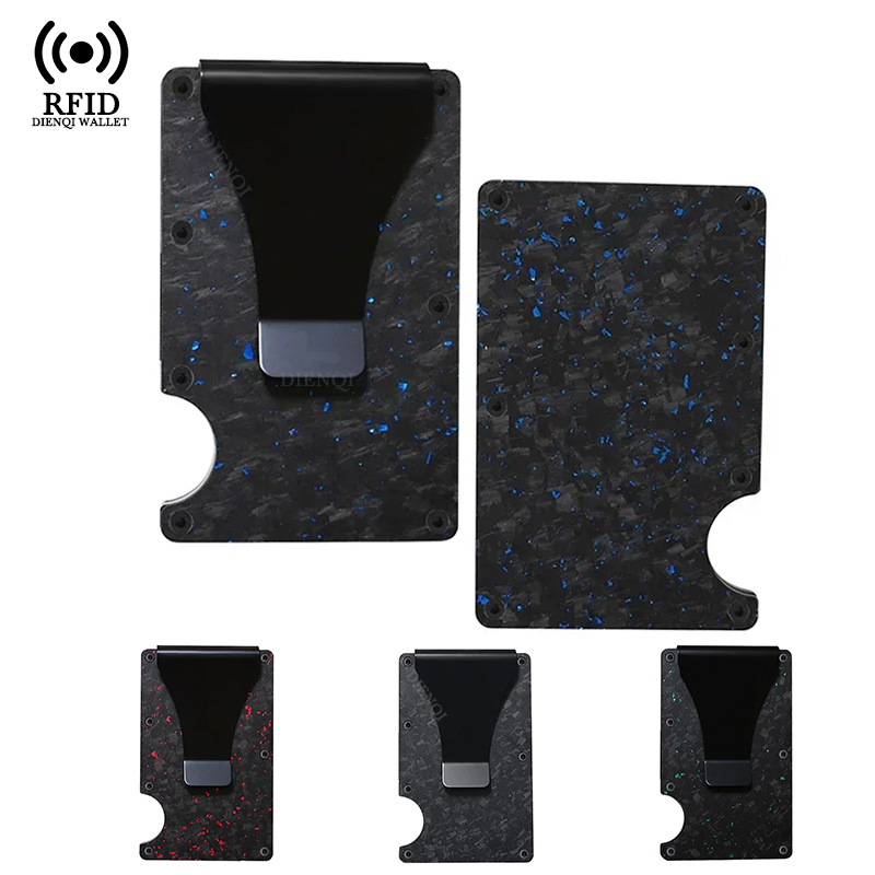 Card Top Loader - Men's RFID Blocking Wallet Metal Card