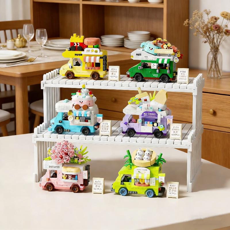 Mini Food Truck Ice Cream Shop - Building Block Mini ulasan dan harga