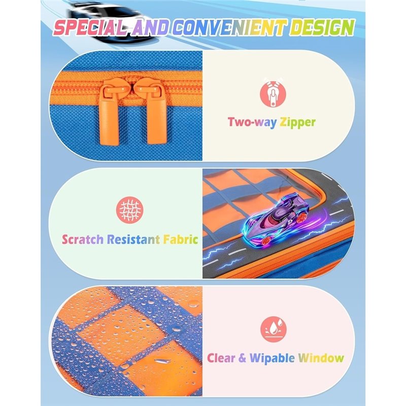 MACH- Truck Storage Case With  - Hot Wheels Car Monster Trucks ulasan dan harga
