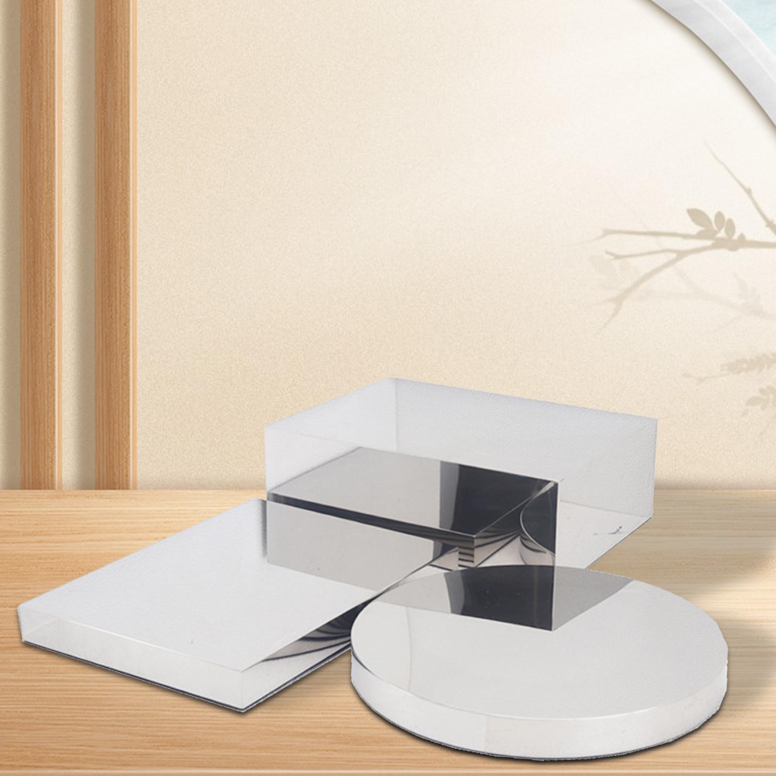 3Pcs Display Risers Stand Silv - Display Risers Set ulasan dan harga