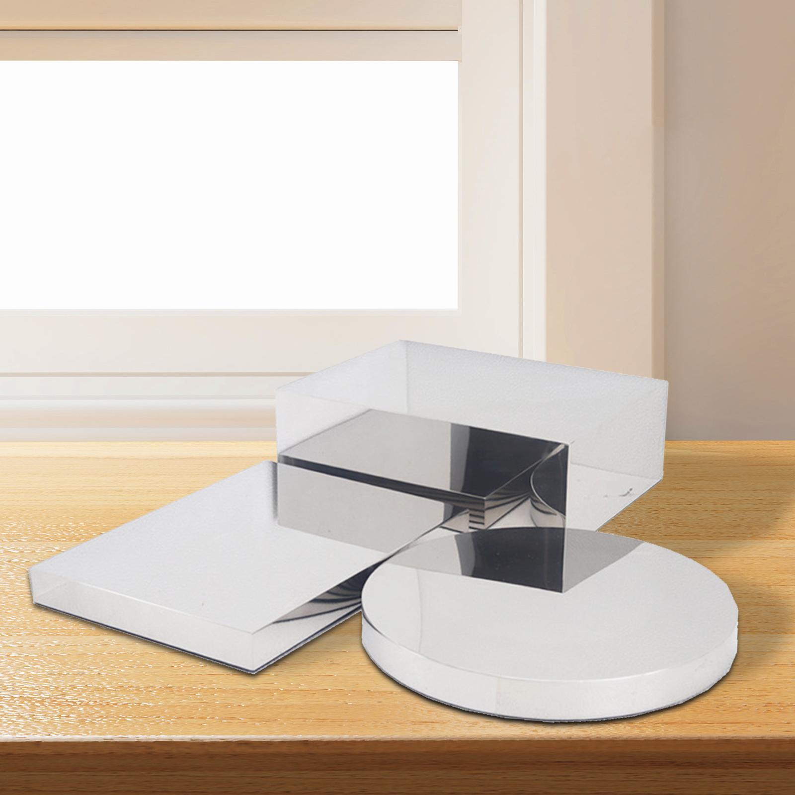 3Pcs Display Risers Stand Silv - Display Risers Set ulasan dan harga