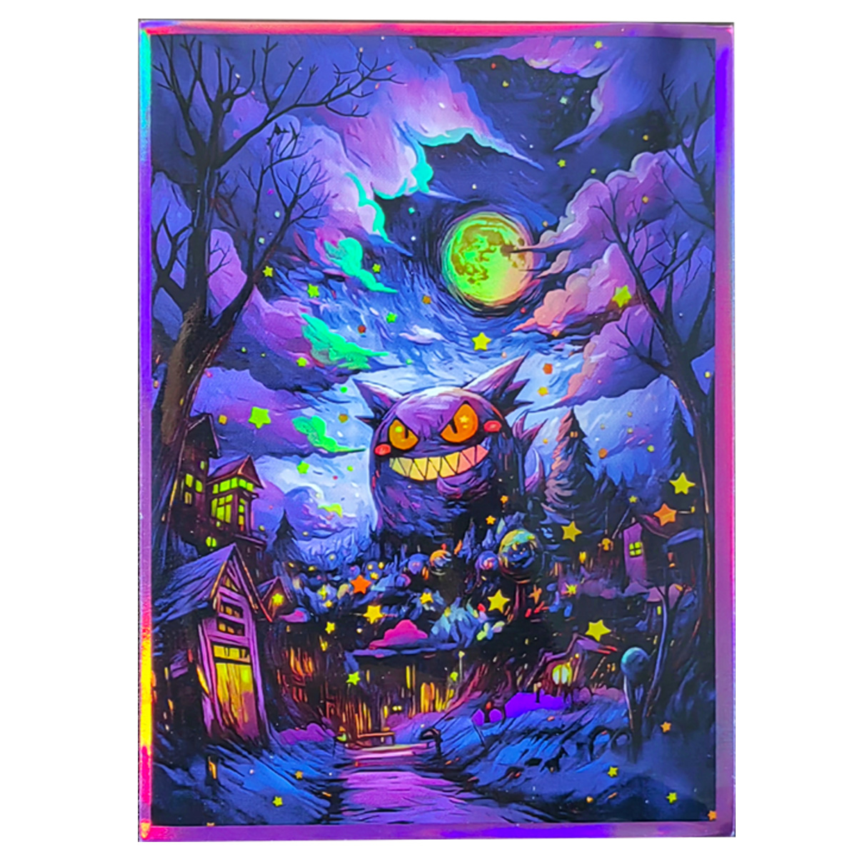 60PCS 66x91mm Pokemon Gengar H - Pokemon Binder Card ulasan dan harga