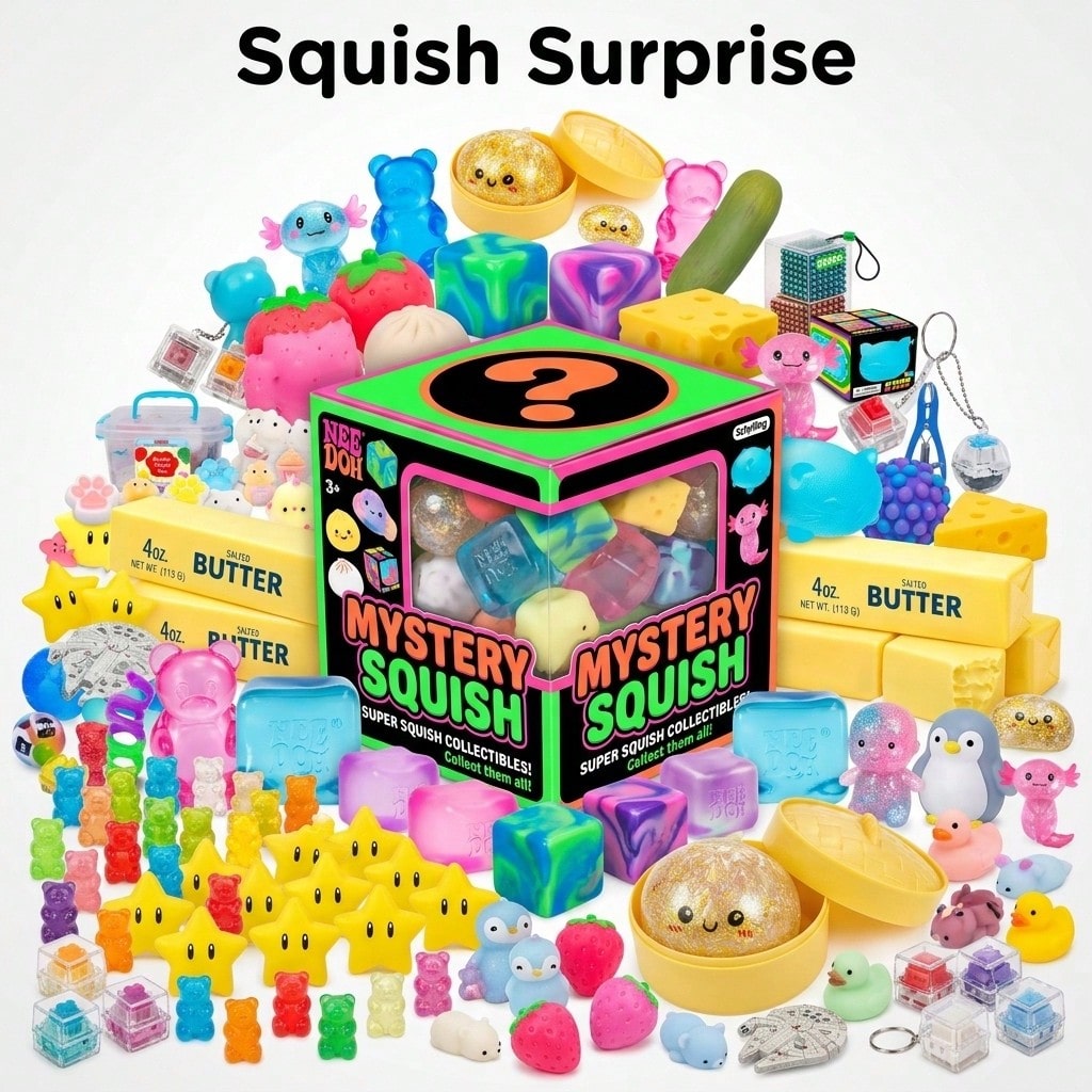 Cute Basic Squishy Blind Box – - Mystery Box Blind Bag ulasan dan harga