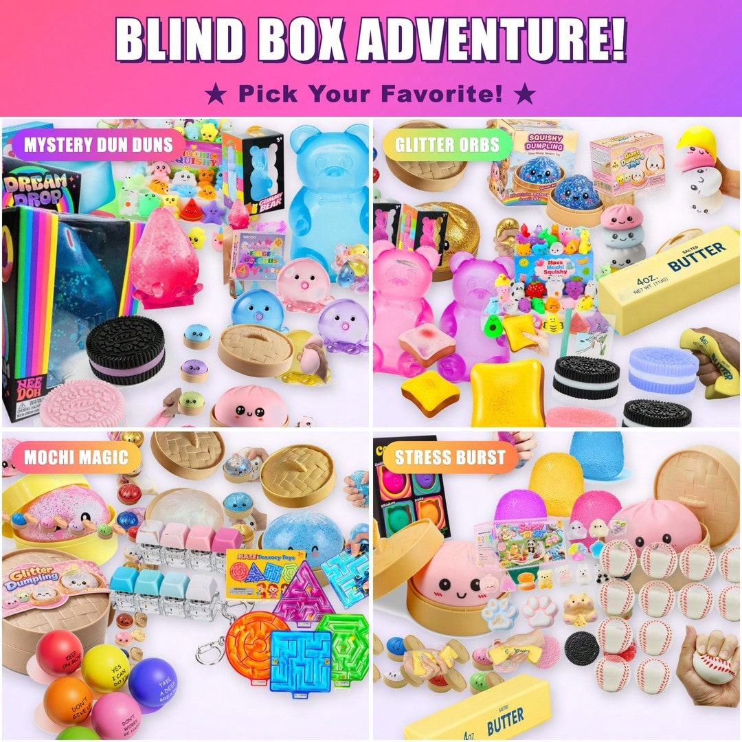 Cute Basic Squishy Blind Box – - Mystery Box Blind Bag ulasan dan harga