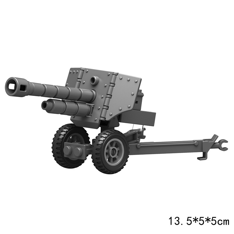 MOC WW2 Military Gun Cannon Bu - Lego Minifigure Holder ulasan dan harga