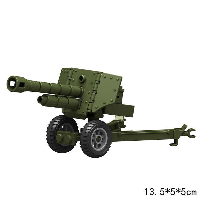 MOC WW2 Military Gun Cannon Bu - Lego Minifigure Holder ulasan dan harga