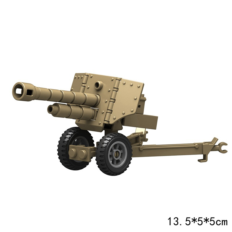 MOC WW2 Military Gun Cannon Bu - Lego Minifigure Holder ulasan dan harga