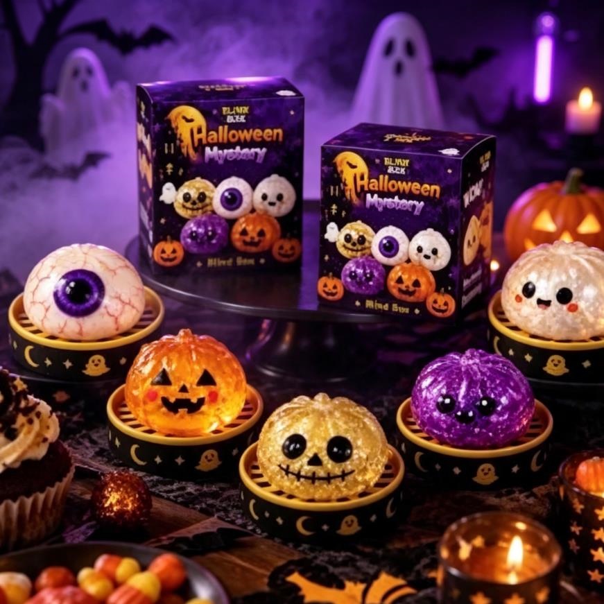 5.5cm Halloween ghost pinch mu - Vinyl Figure Blank ulasan dan harga